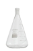 FRASCO ERLENMEYER DE VIDRO GRADUADO COM JUNTA 24/40