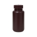 FRASCO REAGENTE BOCA LARGA DE PLÁSTICO SEM GRADUAÇÃO ÂMBAR NALGENE CAP. 250ML