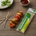 Palito Espetinho Bambu P/ Churrasco E Hamburguer 50un 25cm Bege