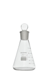FRASCO ERLENMEYER DE VIDRO GRADUADO COM TAMPA