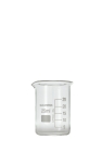 COPO BECKER FORMA ALTA DE VIDRO GRADUADO, BERZELIUS