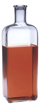 FRASCO DE VIDRO POVITSKY INCOLOR 1000ML PYREX