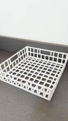 CESTO DE PLASTICO PP, PARA ESTERILIZACAO, SECAGEM E TRANSPORTE