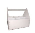 CESTO PARA TRANSPORTE FECHADO PARA 6 FRASCOS 500ML OU 1000ML