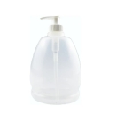 SABONETEIRA DE PLASTICO NATURAL CAP. 500ML COM VALVULA BICO DE PATO PACOTE C/10 UND