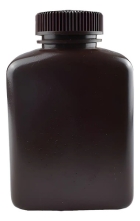 Frasco Ambar Retangular 500ml Hdpe Em Polietileno Nalgene